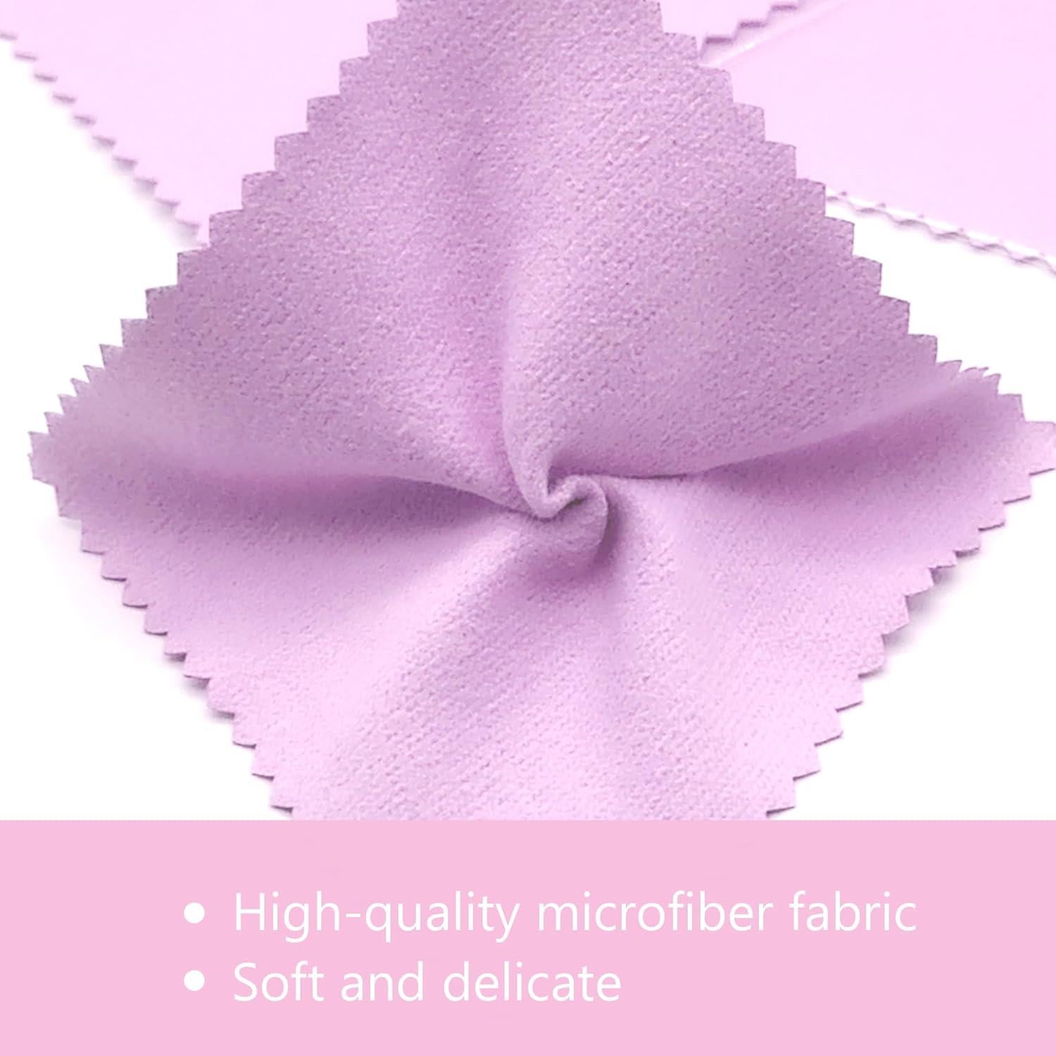 Paño de Limpieza de Joyería XIAOXINGYUN 120 Piezas 8x8 cm