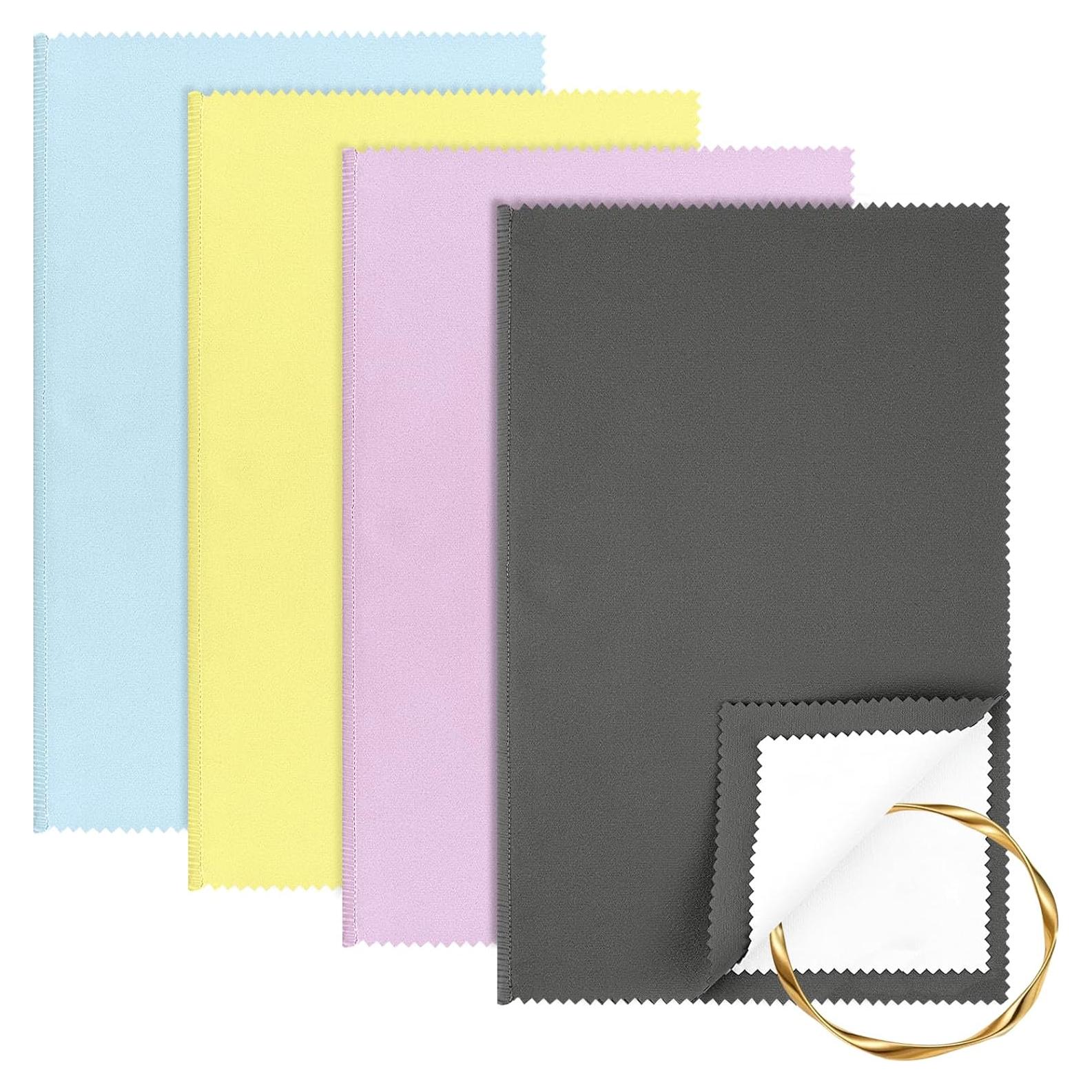 Paño de Pulido de Joyería Femeng 4 Piezas 31.75x25.4 cm