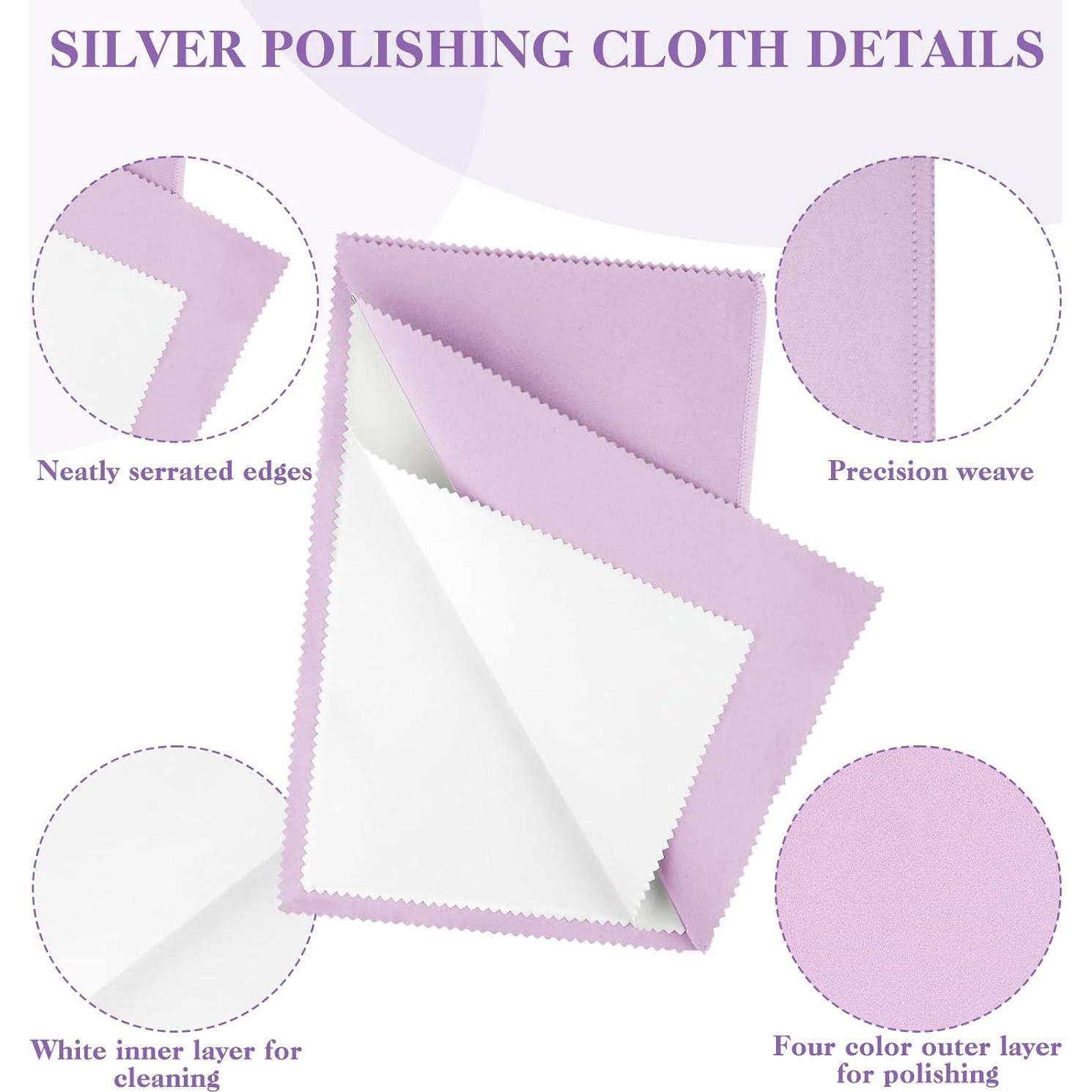 Paño de Pulido de Joyería Femeng 4 Piezas 31.75x25.4 cm