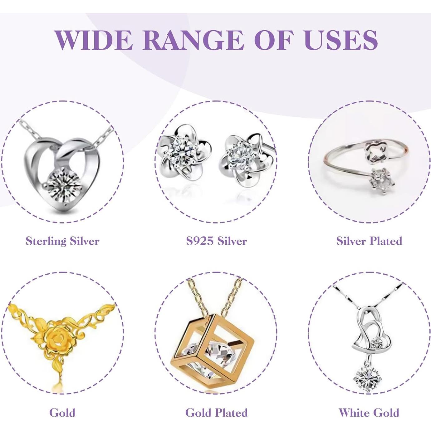 Paño de Pulido de Joyería Femeng 4 Piezas 31.75x25.4 cm