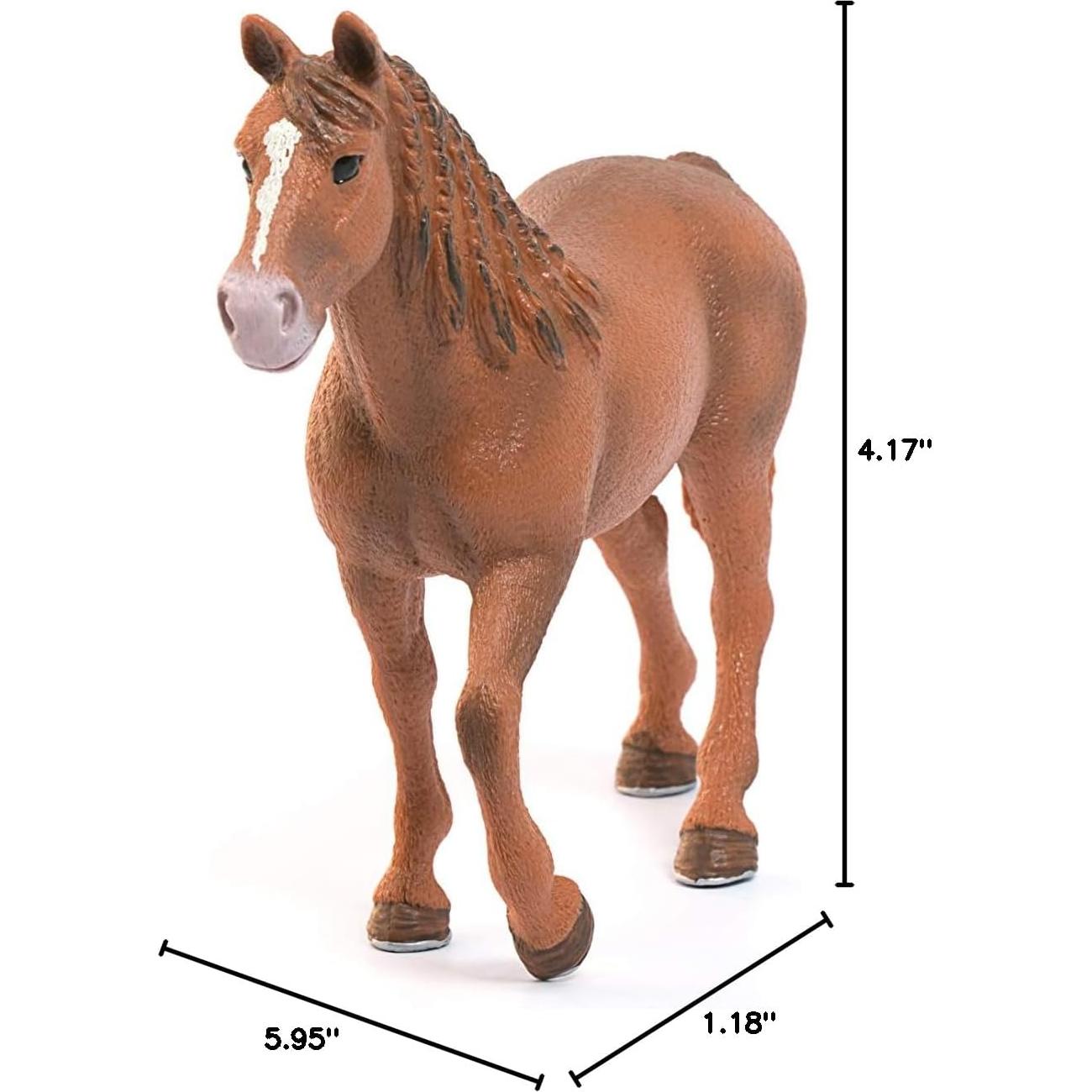 Figura Yegua Morgan Schleich 15x3x10 cm para Niños 3-8 Años