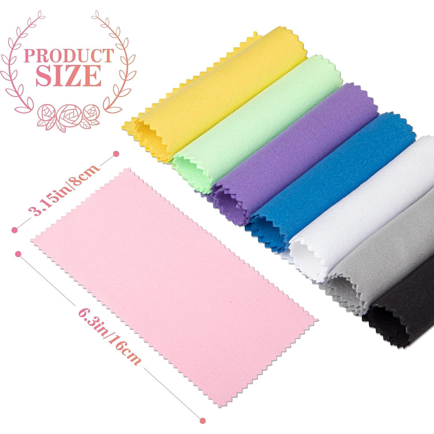 Paño de Limpieza de Joyería Youbay 30 Piezas 8x16cm