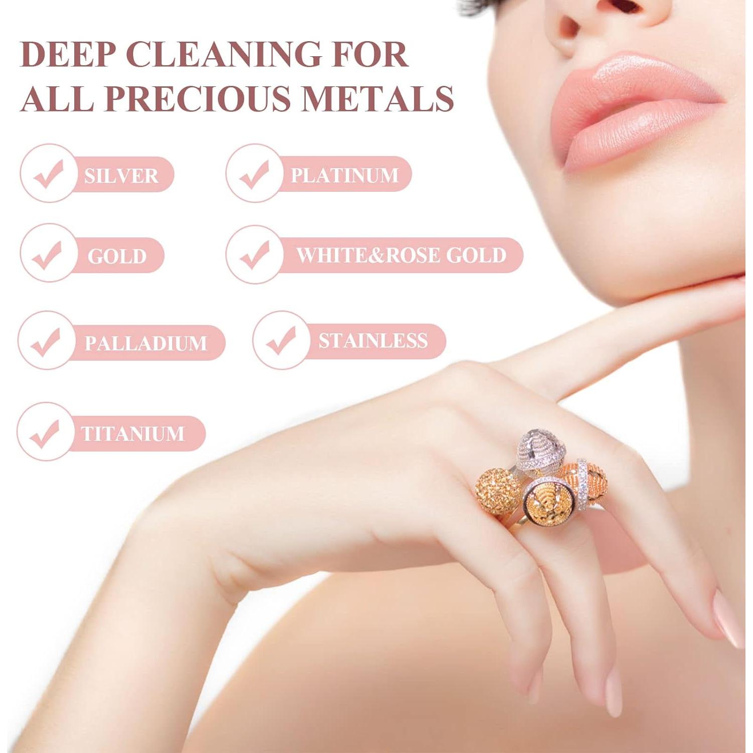 Paño de Limpieza de Joyería Point-Ring 120 Piezas Rosa 8x8cm