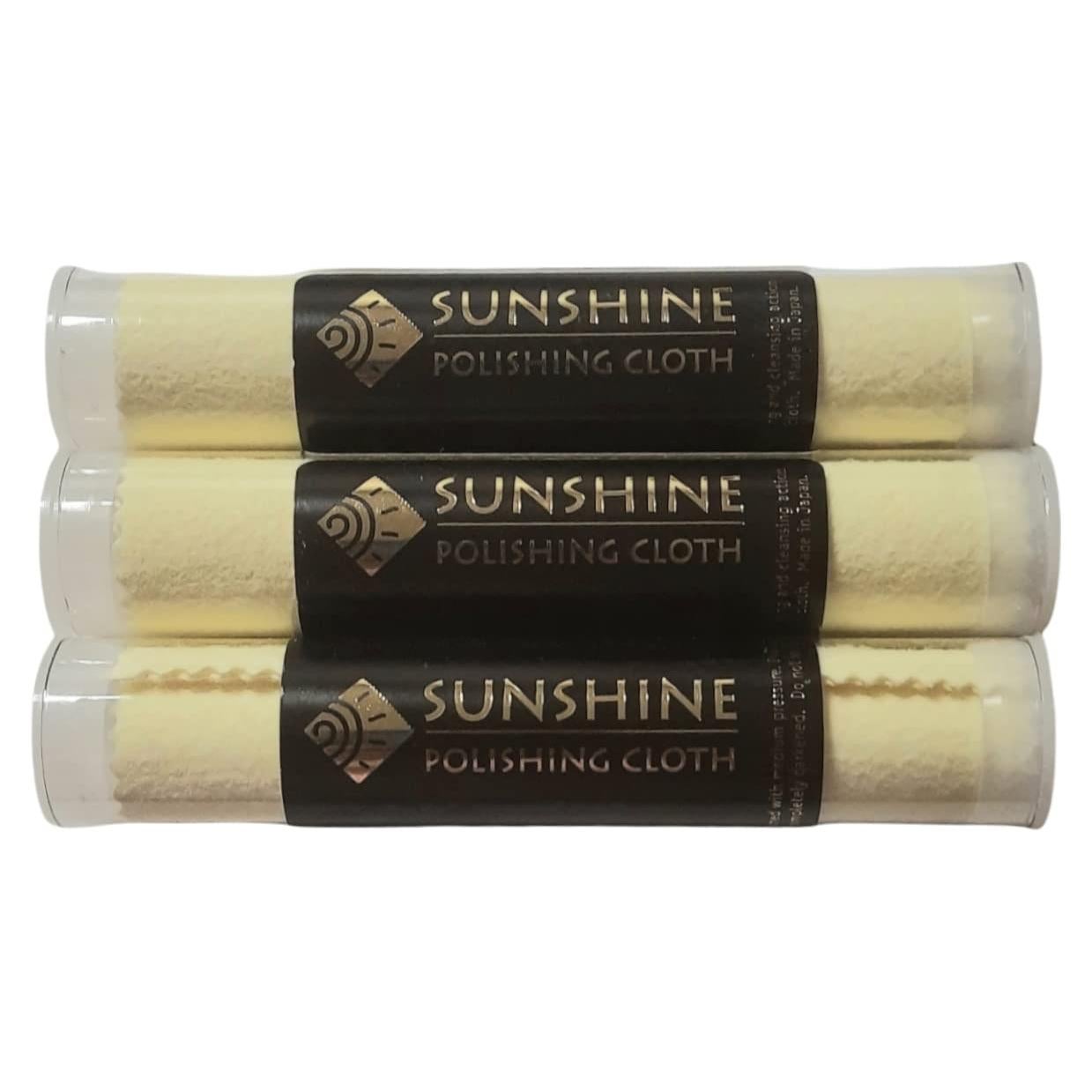 Paños de Pulido Sunshine 3 Tubos para Joyería Oro Plata