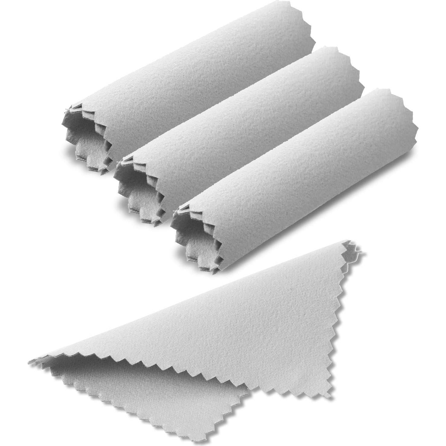 Paños de Pulido de Joyería Tatuo 200 Piezas 6x8 cm Microfibra