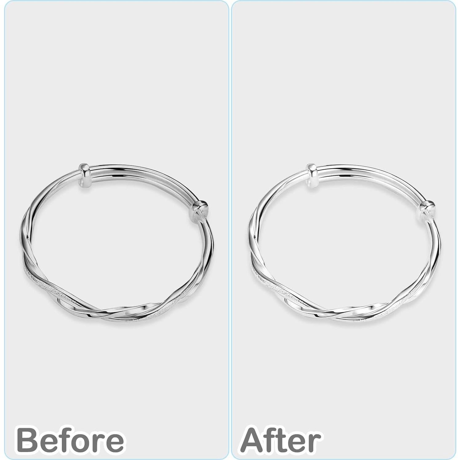 4 Paños de Pulido CANIPHA para Joyería - Microfibra Gris