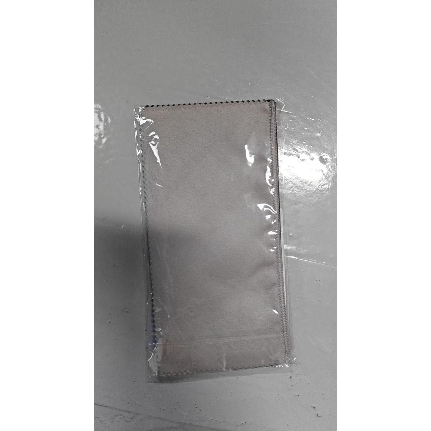 4 Paños de Pulido CANIPHA para Joyería - Microfibra Gris