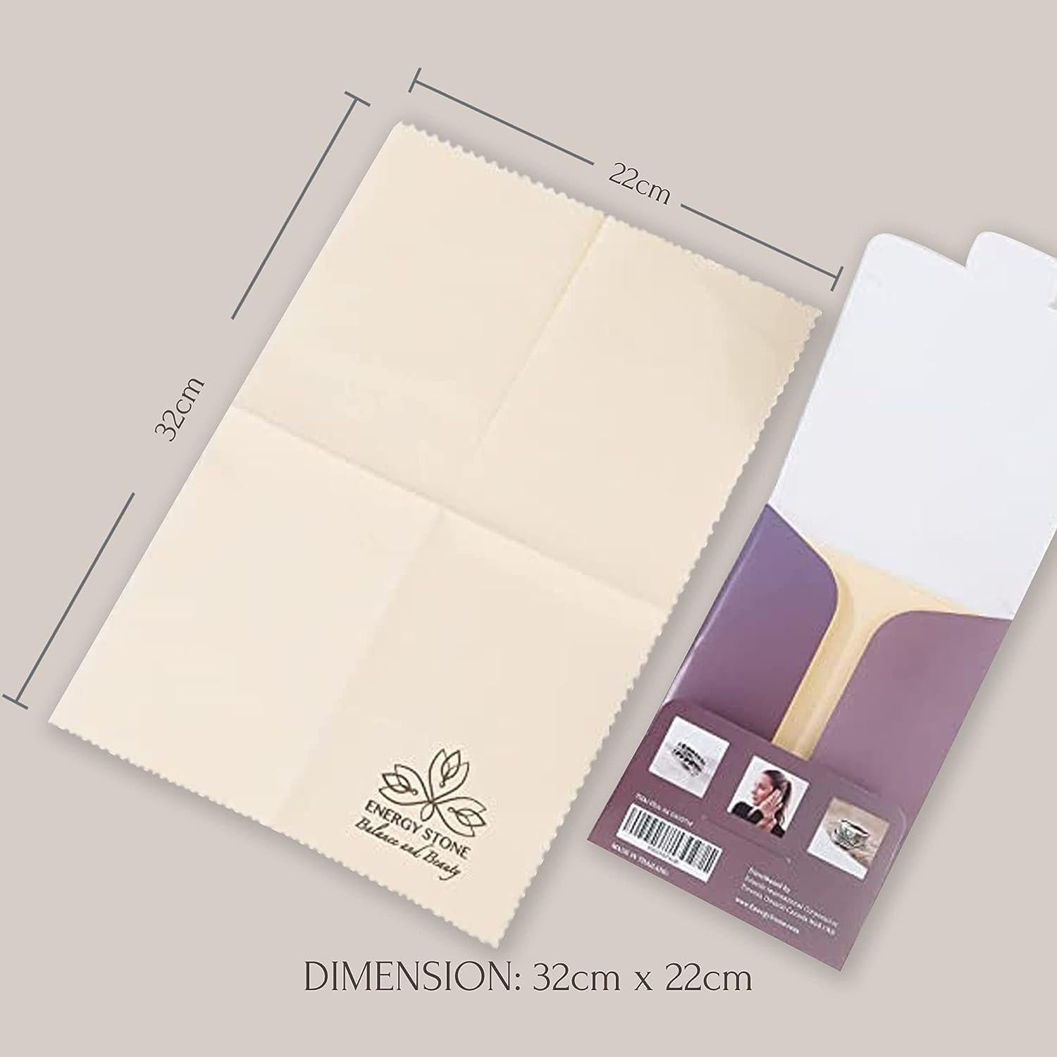 Paño de Pulido Energy Stone 32x22 cm para Plata y Oro