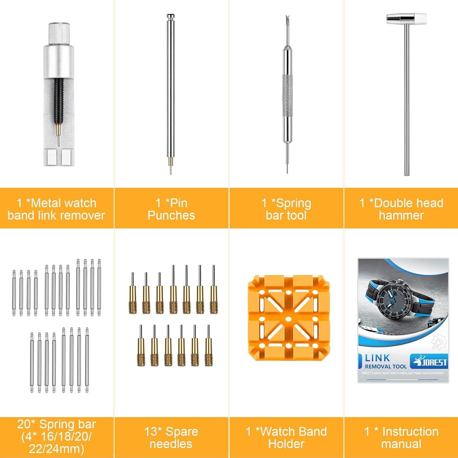 Kit de Herramientas para Ajuste de Correas de Reloj JOREST