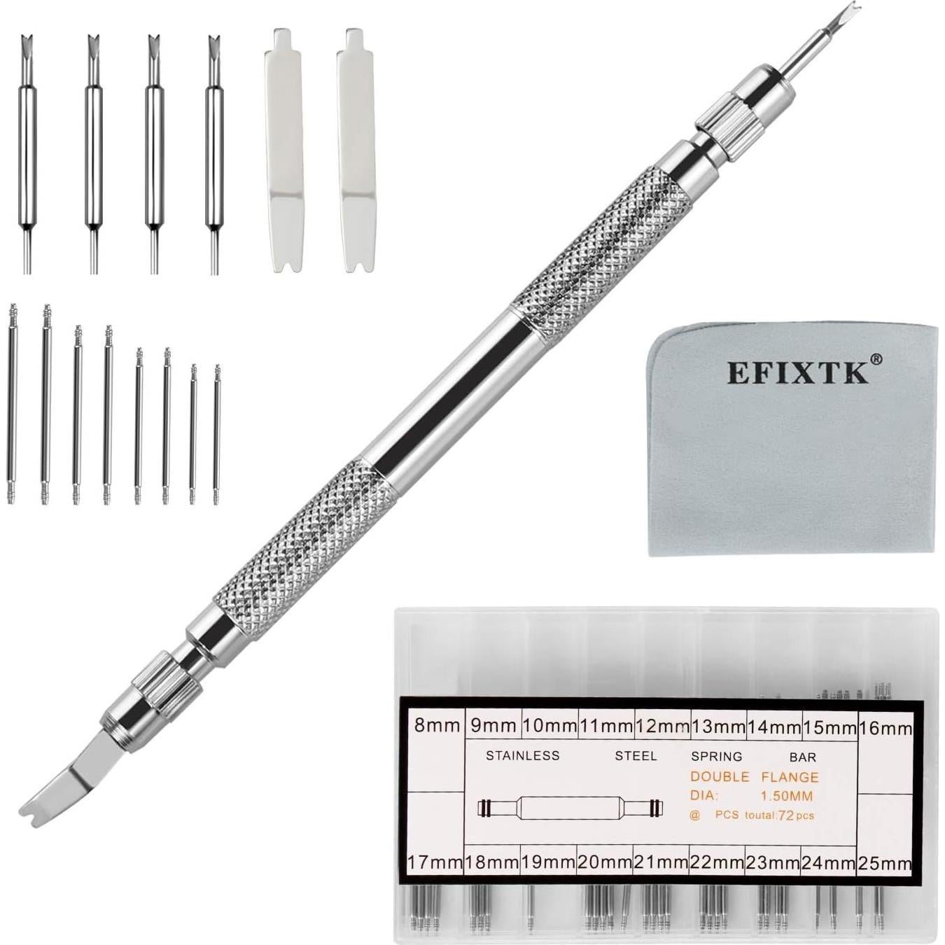 Juego de Herramientas para Correas de Reloj EFIXTK 80 en 1