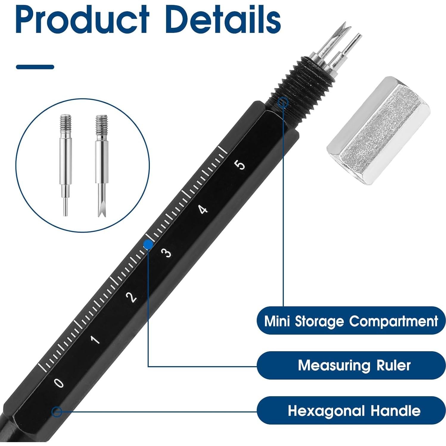 Kit Herramienta Pasador de Resorte MOZEAT para Reloj - 3 Piezas