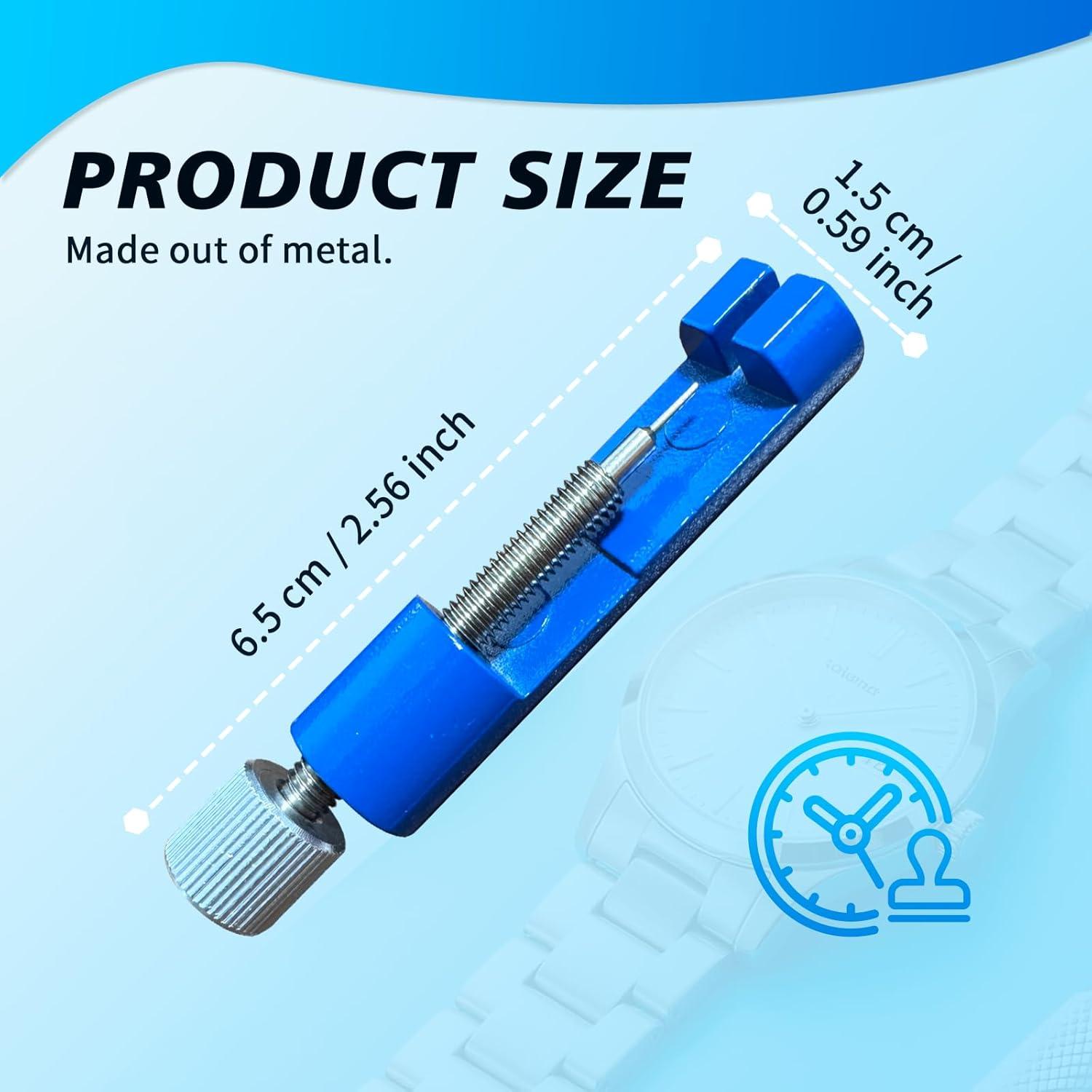 Kit de Eliminación de Eslabones de Reloj NJDRWH 3-en-1 Aluminio