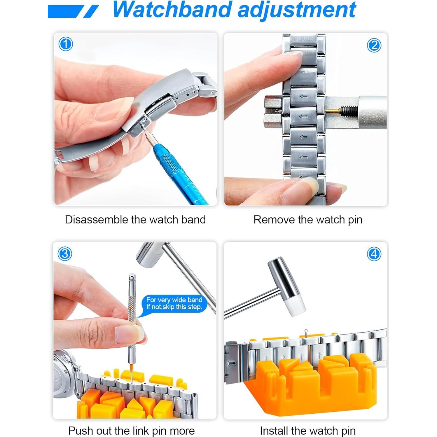 Kit de Herramientas JOREST para Reparación de Relojes - 198g