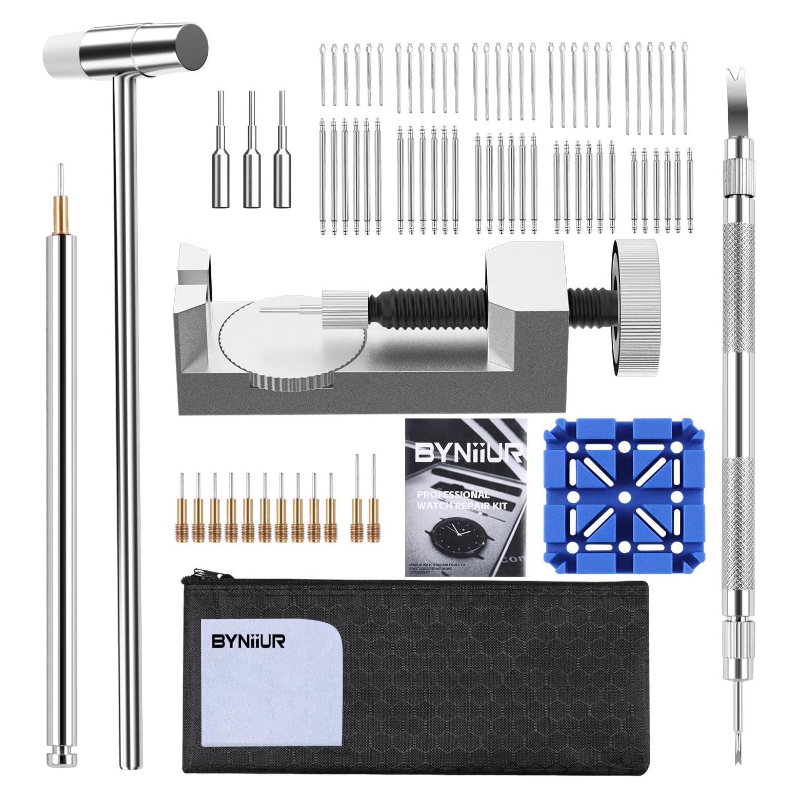 Kit de Herramientas para Reloj BYNIIUR - Ajuste de Correas y Eslabones