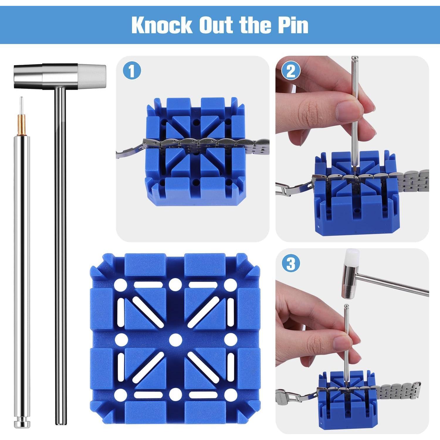 Kit de Herramientas para Reloj BYNIIUR - Ajuste de Correas y Eslabones