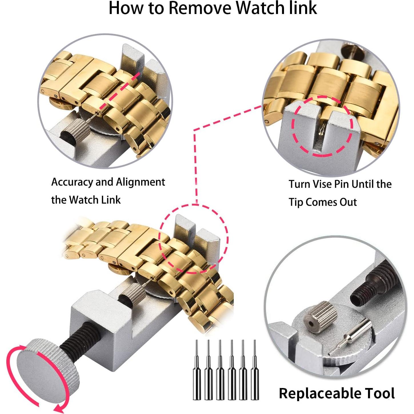 Kit de Herramientas para Eliminación de Eslabones de Reloj EasyTime