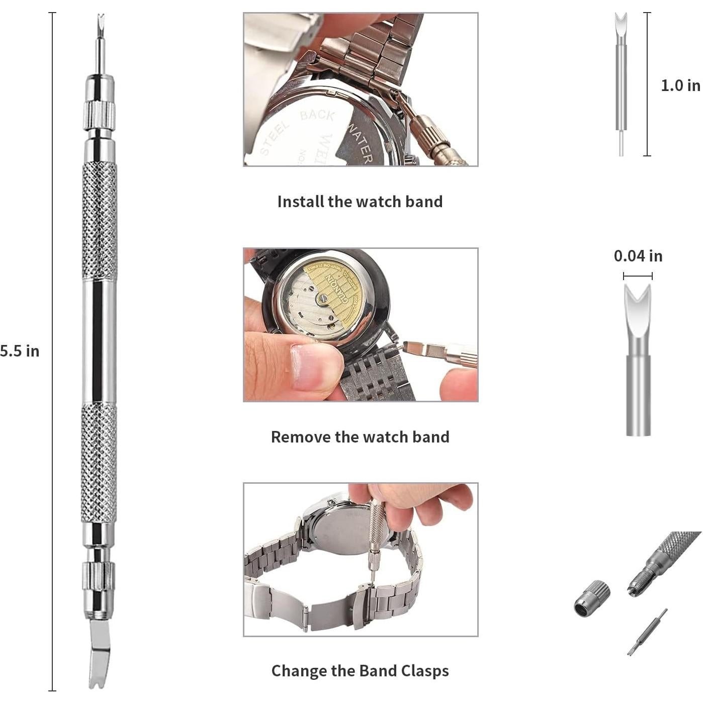 Kit de Herramientas para Eliminación de Eslabones de Reloj EasyTime