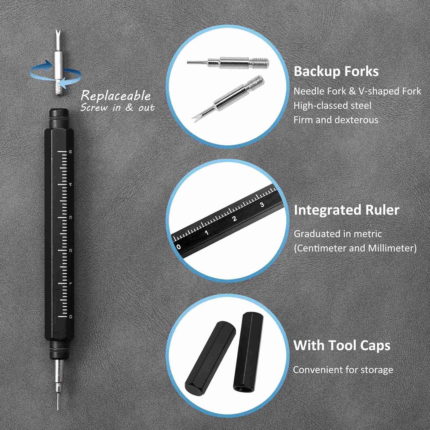 Kit de Herramientas de Reparación WOCCI para Correas de Reloj