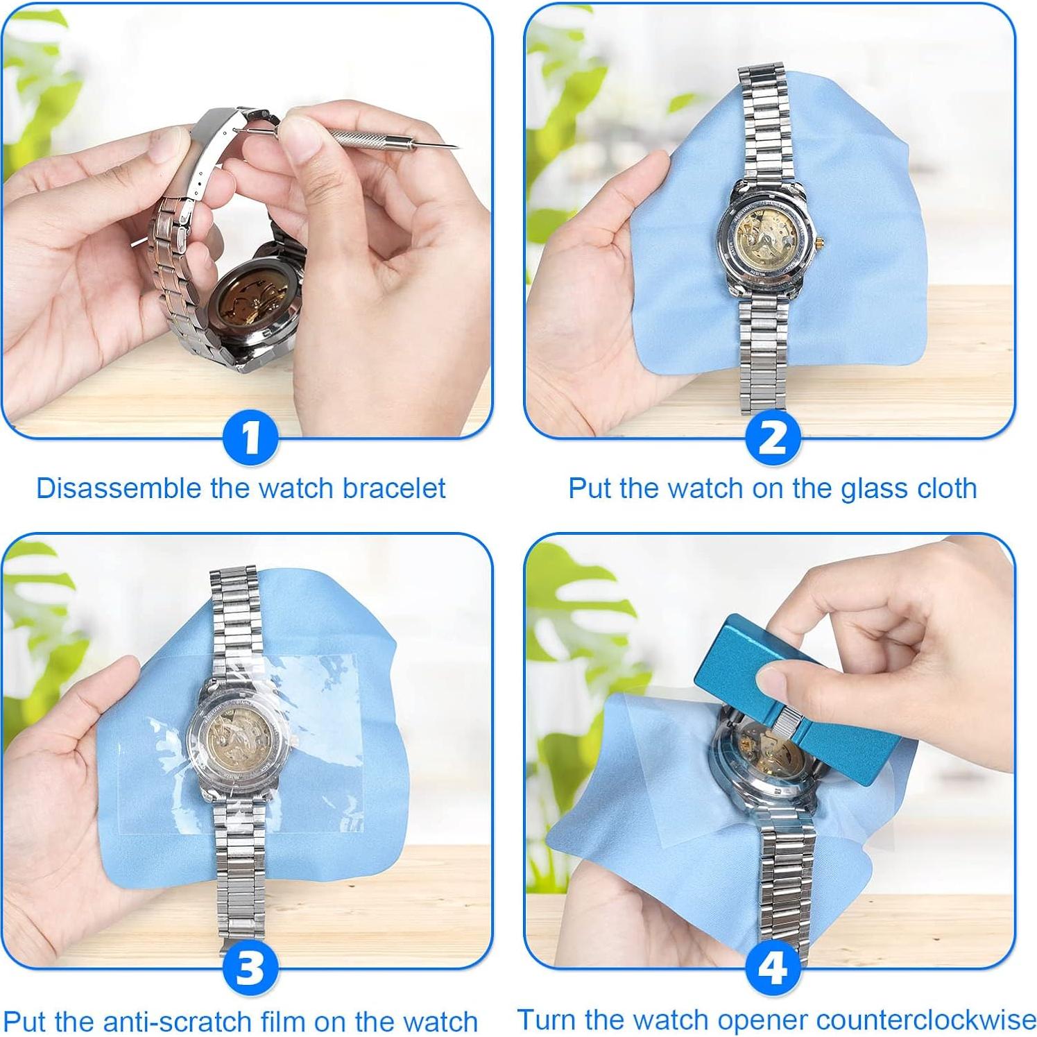 Kit de Reemplazo de Batería de Reloj JOREST con Herramientas