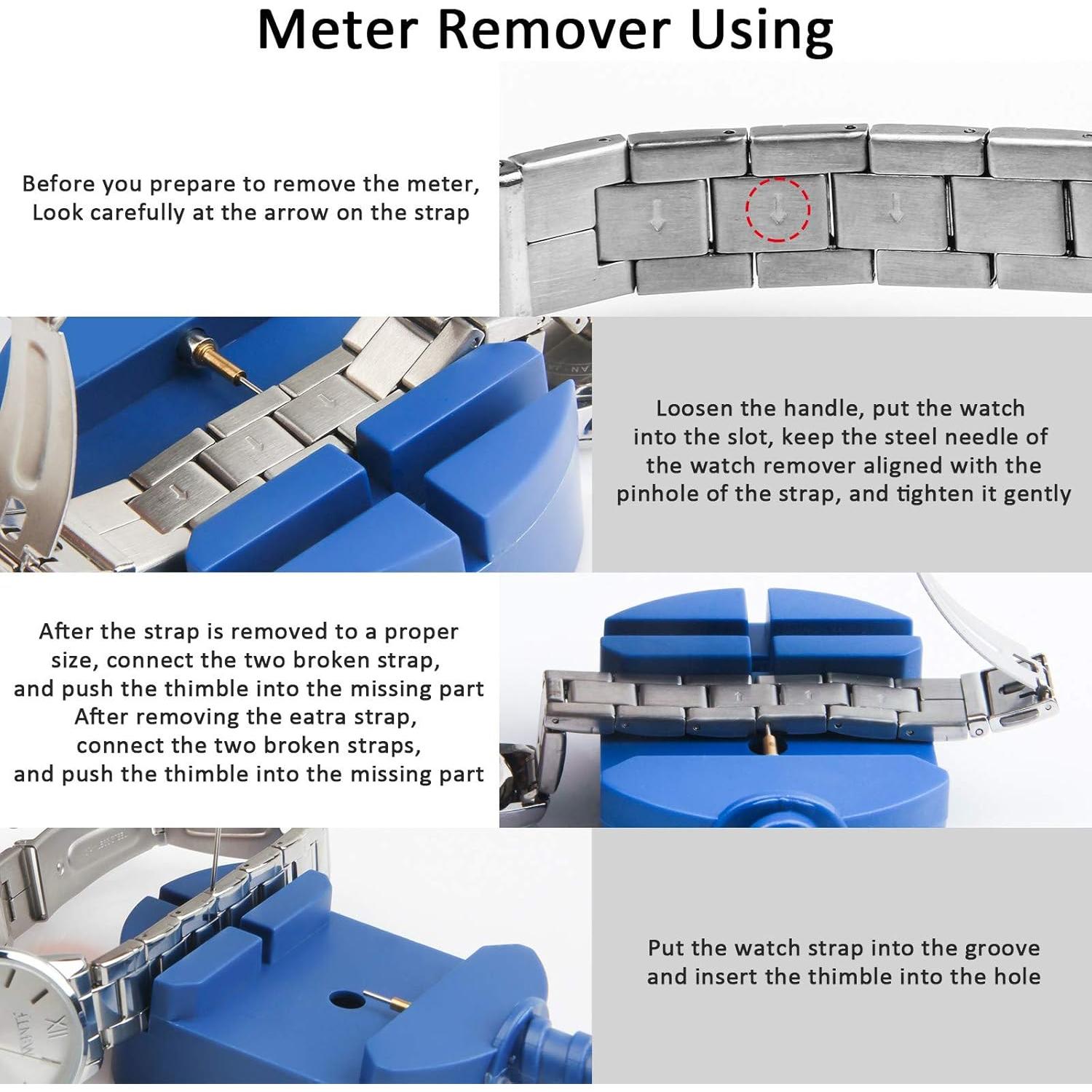 Kit de Herramientas para Reloj Lenpestia 12 Piezas Ajuste Correa