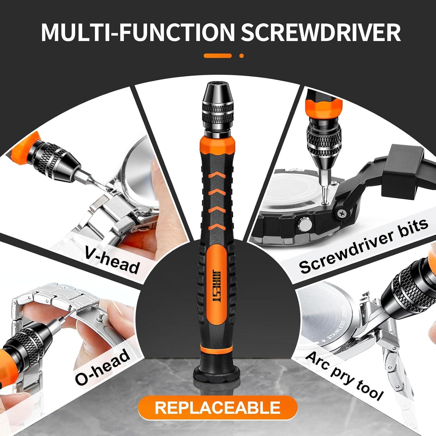 Kit de Herramientas para Relojes JOREST 2024, 12 Piezas