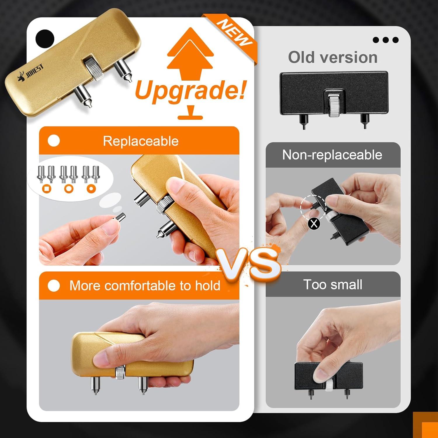 Kit de Herramientas para Relojes JOREST 2024, 12 Piezas