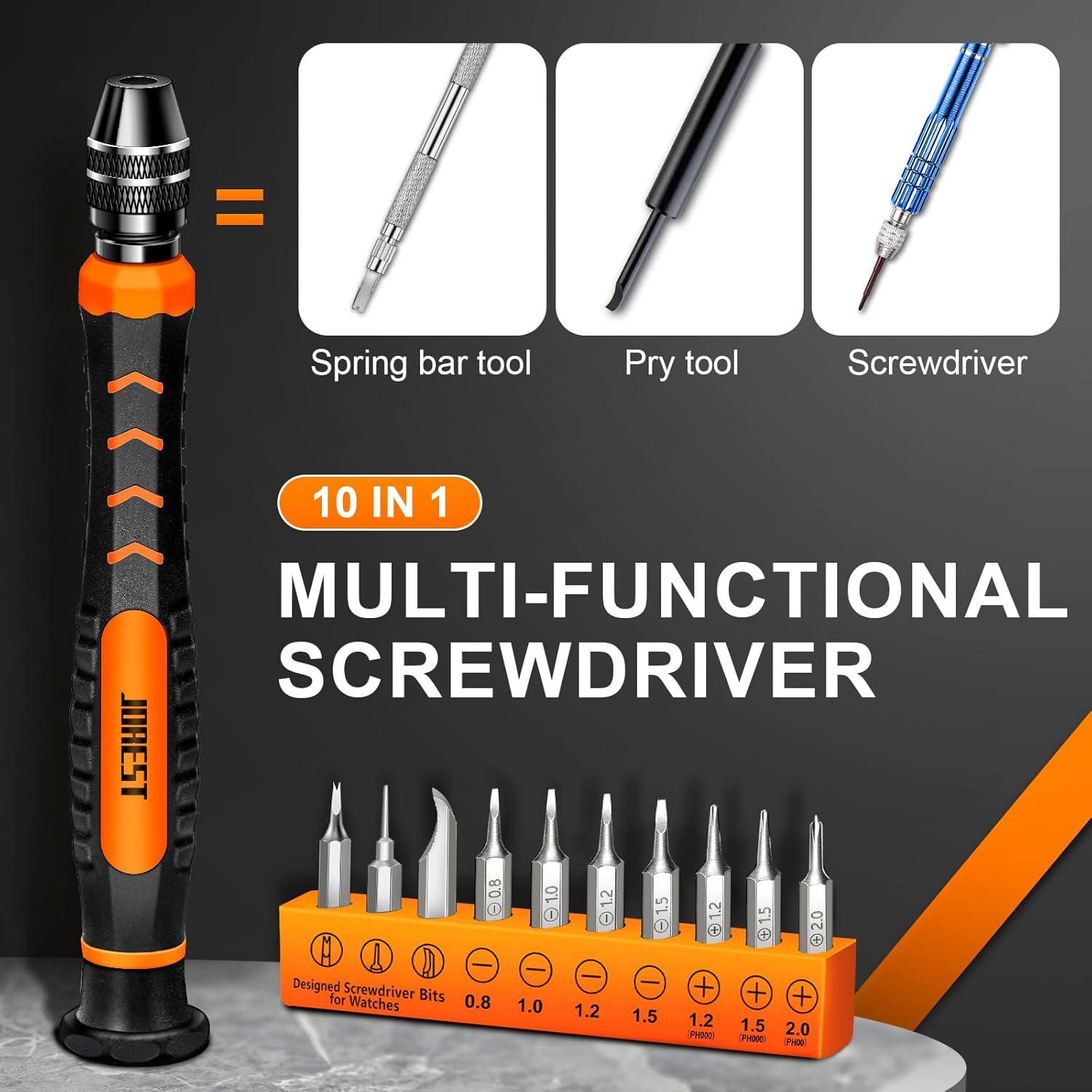 Kit de Herramientas para Relojes JOREST 2024, 12 Piezas