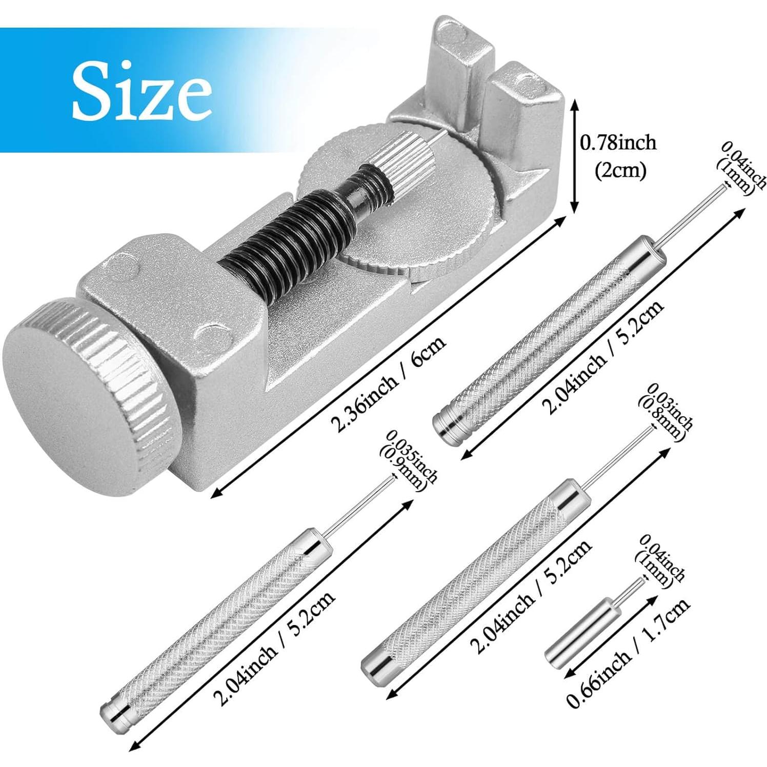 Kit de Herramienta Cridoz para Ajustar Relojes con 12 Pasadores