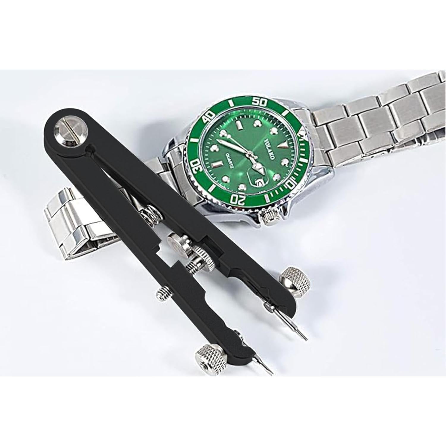 Herramienta de Pinzas para Reloj Flylin con 10 Puntas Ajustables