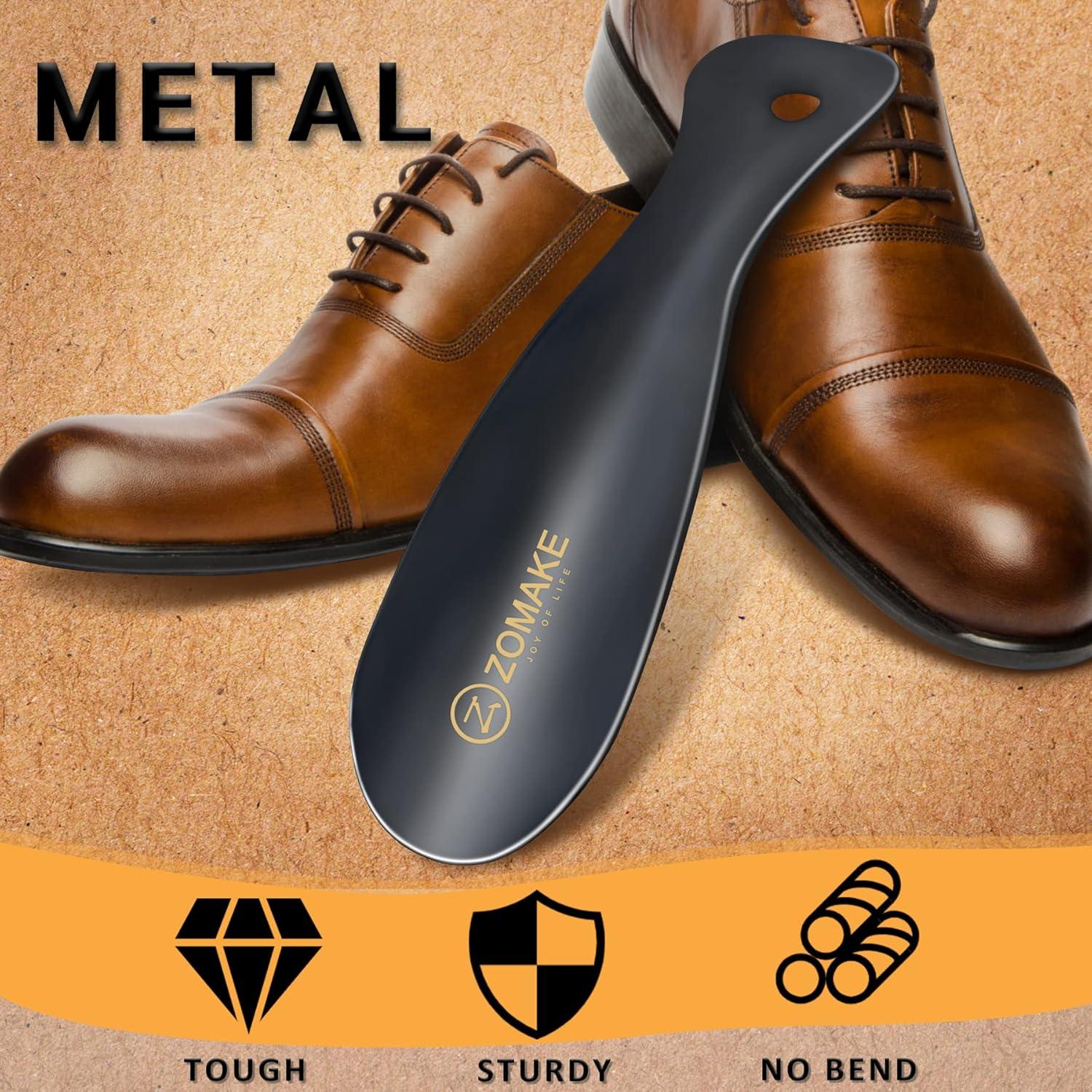 Cuerno de Zapato de Metal ZOMAKE 19.05 cm - Set de 2