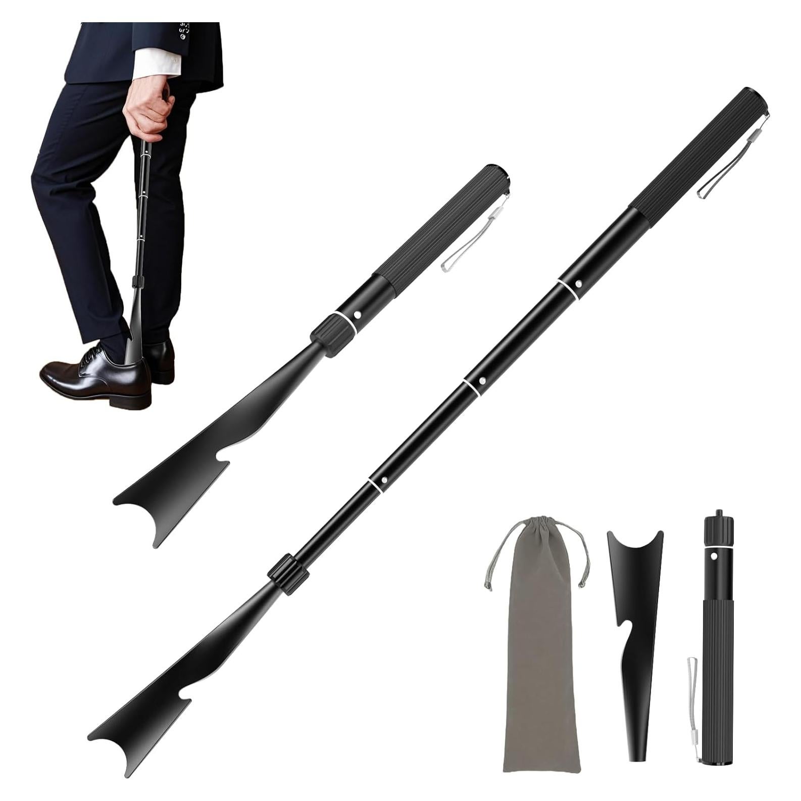 Cuerno de zapato telescópico de metal 93.98 cm para adultos