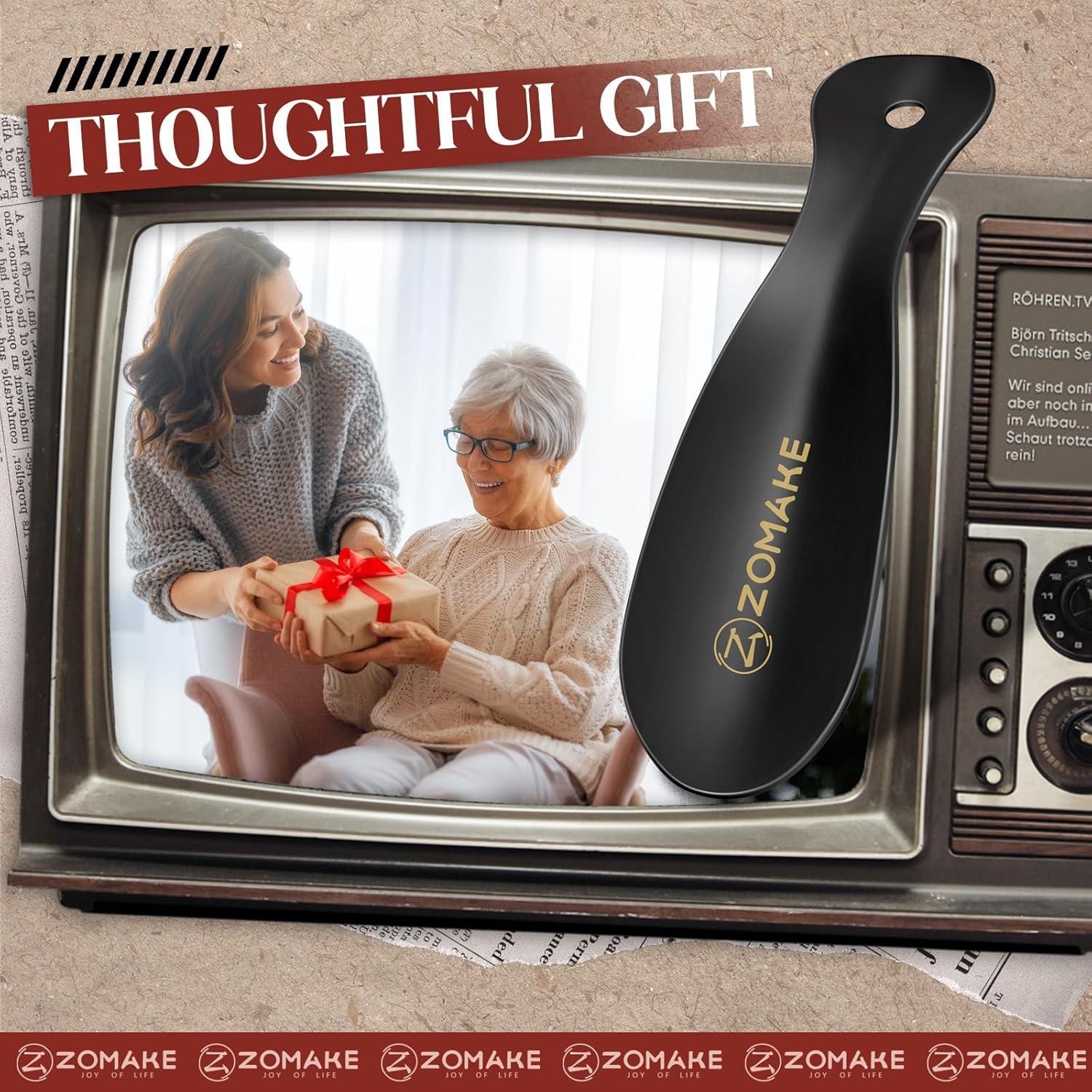 Cuchara de Metal para Calzado ZOMAKE 19.05 cm Viaje Hombres Mujeres