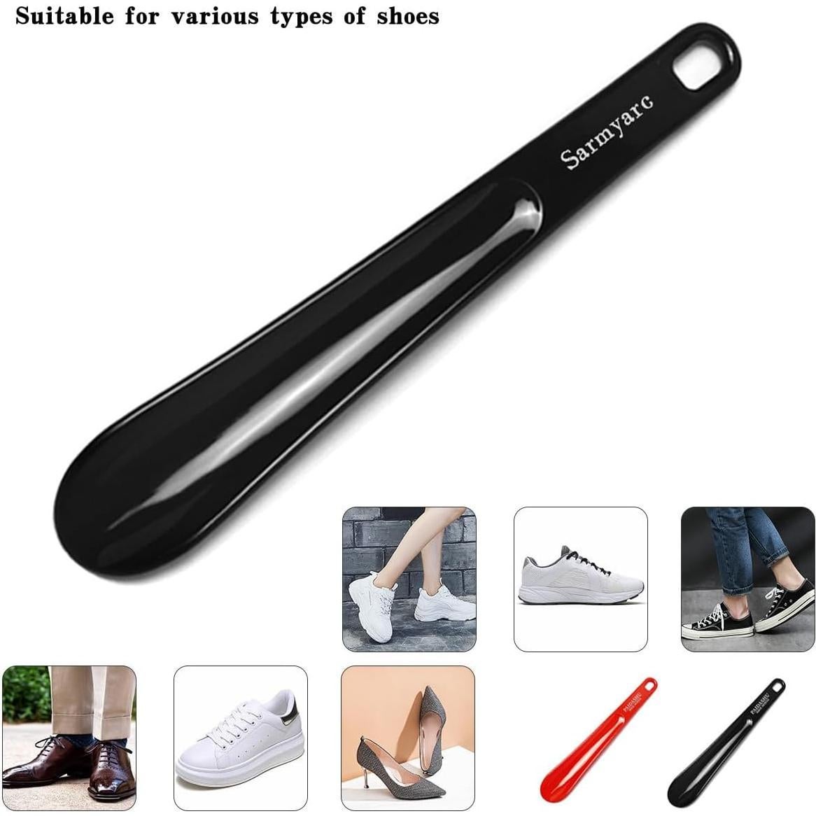 Cuerno de Zapato Portátil de Plástico 26.2 cm - 2 Piezas