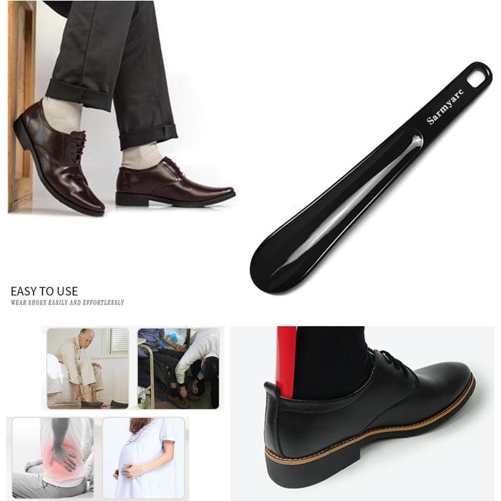 Cuerno de Zapato Portátil de Plástico 26.2 cm - 2 Piezas