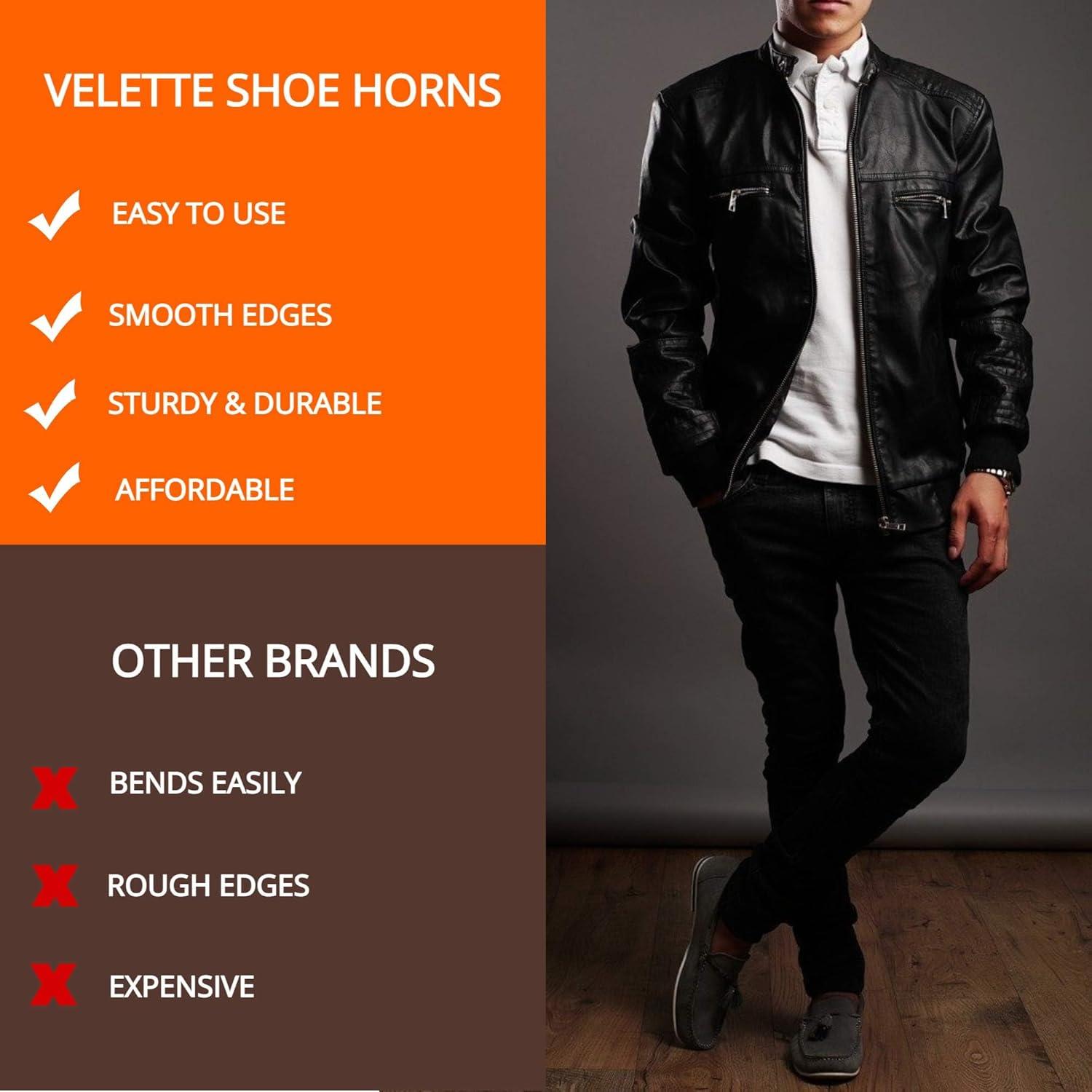 Calzador Largo y de Viaje Velette - 41.91 cm y 19.05 cm