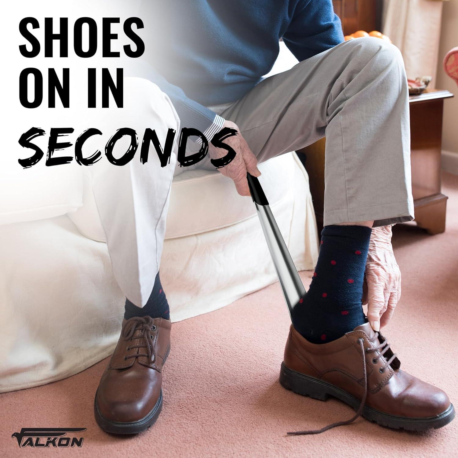 Cuerno de Zapato Falkon Largo 42 cm - Juego de 2 Unidades