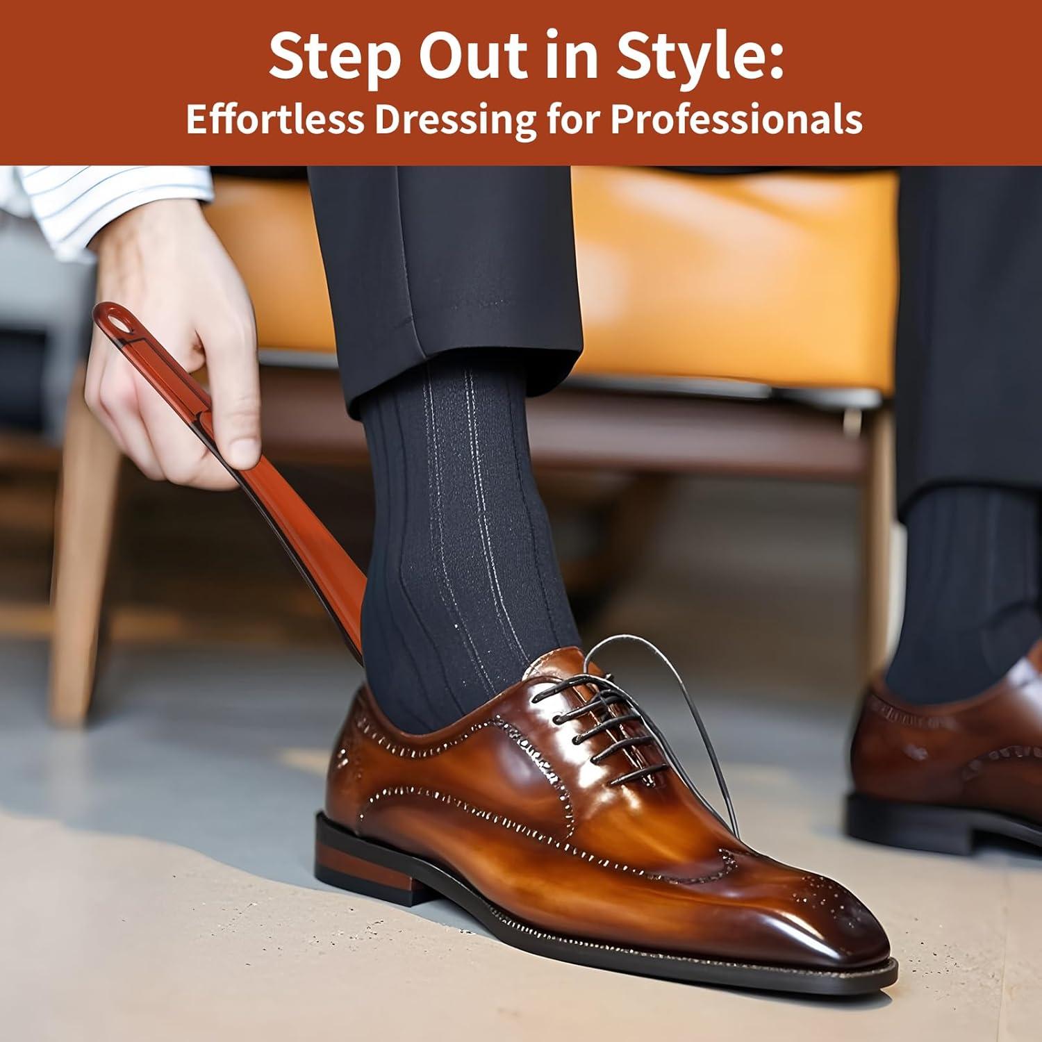 Calzador de Plástico YIZIYAOH 23cm Ultra-Ligero con Agujero