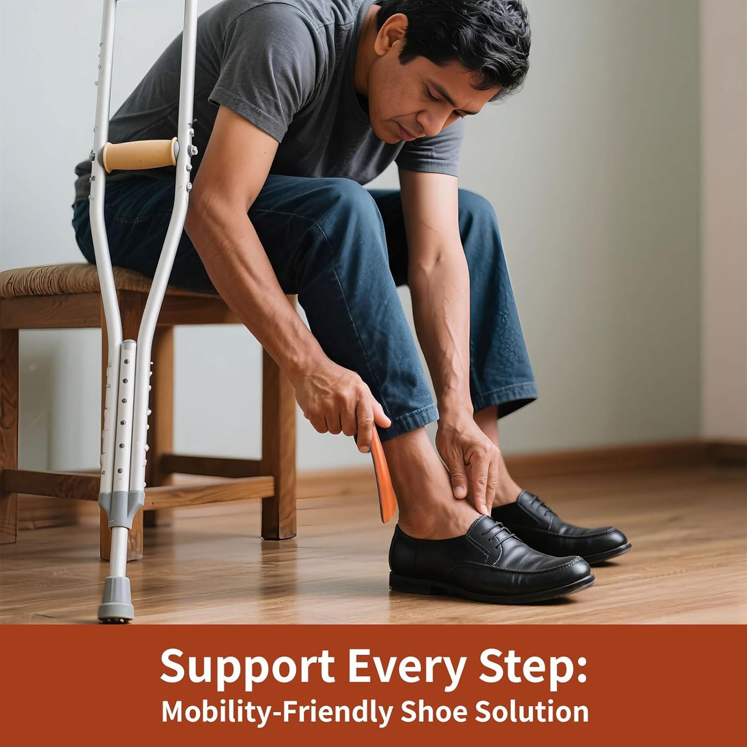 Calzador de Plástico YIZIYAOH 23cm Ultra-Ligero con Agujero