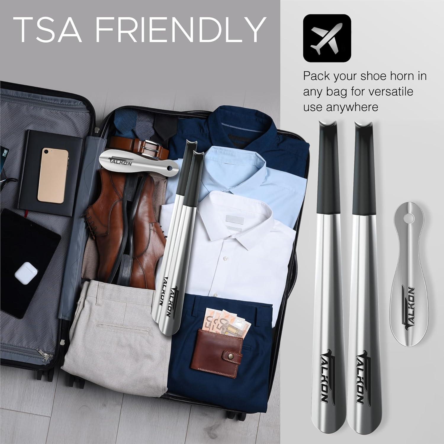 Cuerno de Zapato Falkon Mango Largo 41.91 cm y 19.05 cm