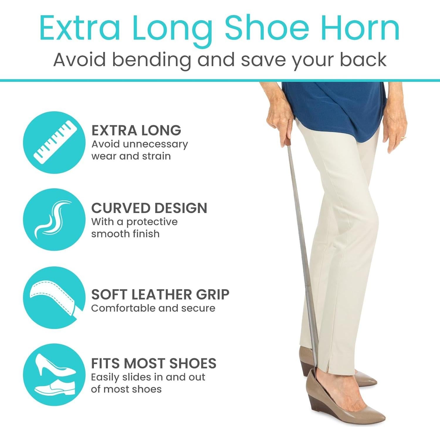 Cuchara para Calzar Vive de Acero Inoxidable 80 cm Unisex