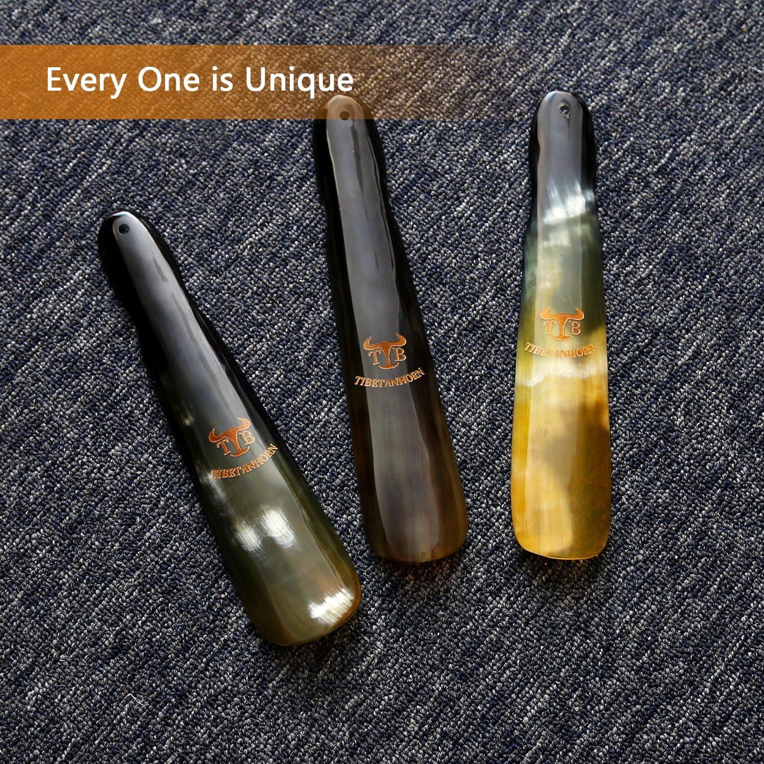 Cuerno de zapato Tibetanhorn natural 22.1-23.9 cm para hombres