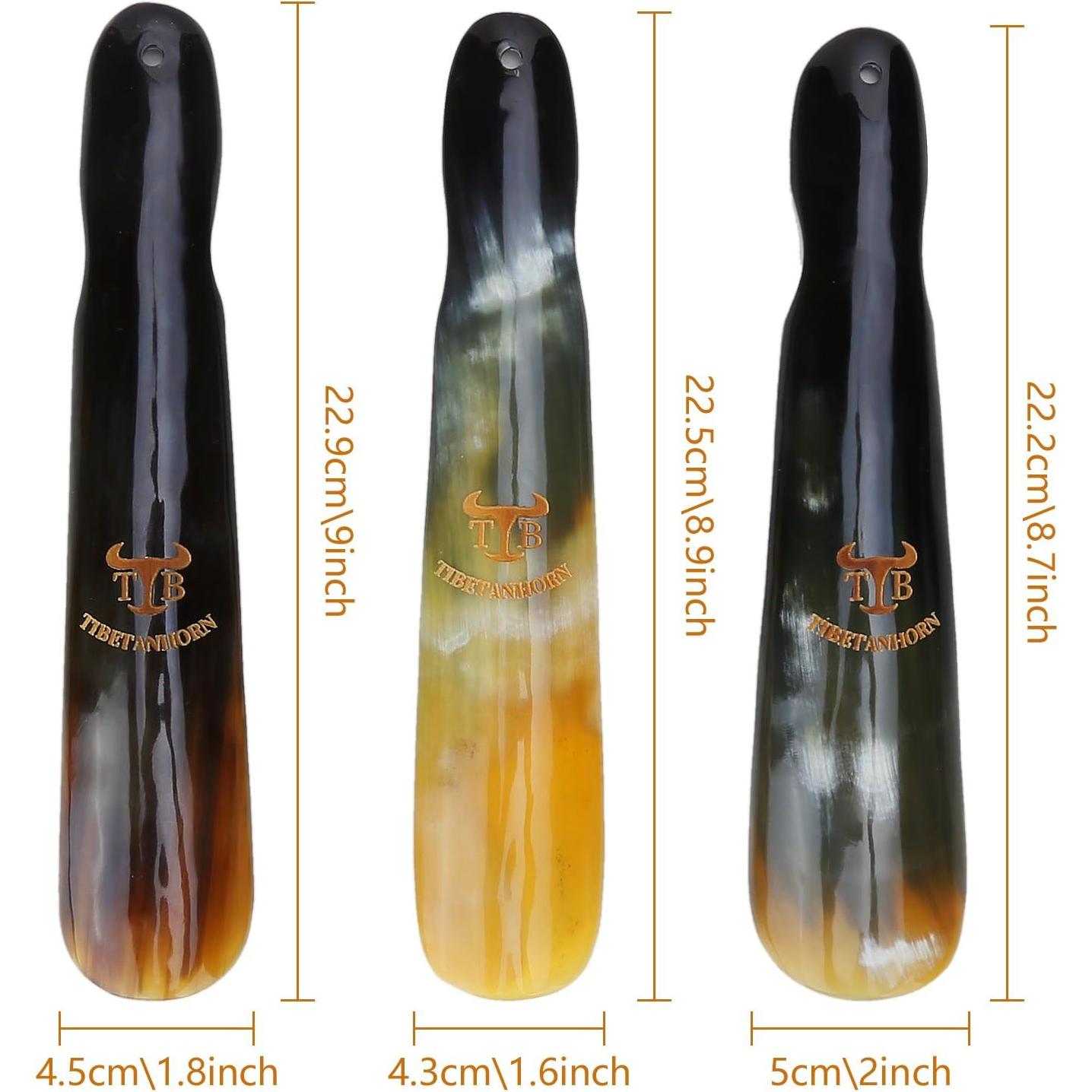 Cuerno de zapato Tibetanhorn natural 22.1-23.9 cm para hombres