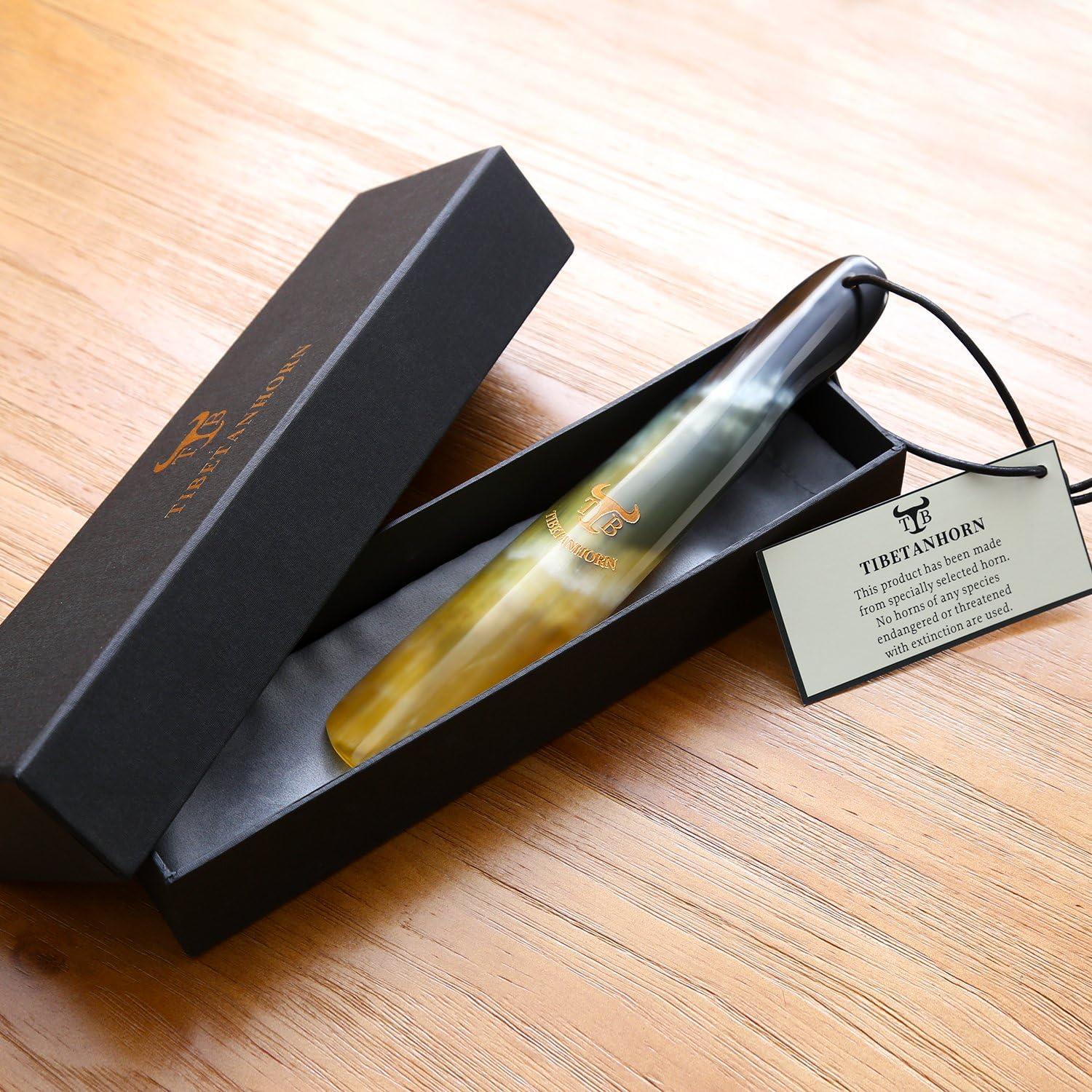 Cuerno de zapato Tibetanhorn natural 22.1-23.9 cm para hombres