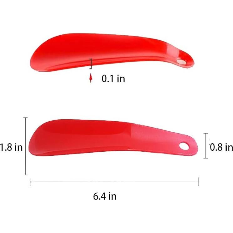 Paquete de 6 cuñas de plástico Mandalahuang 16 cm para zapatos