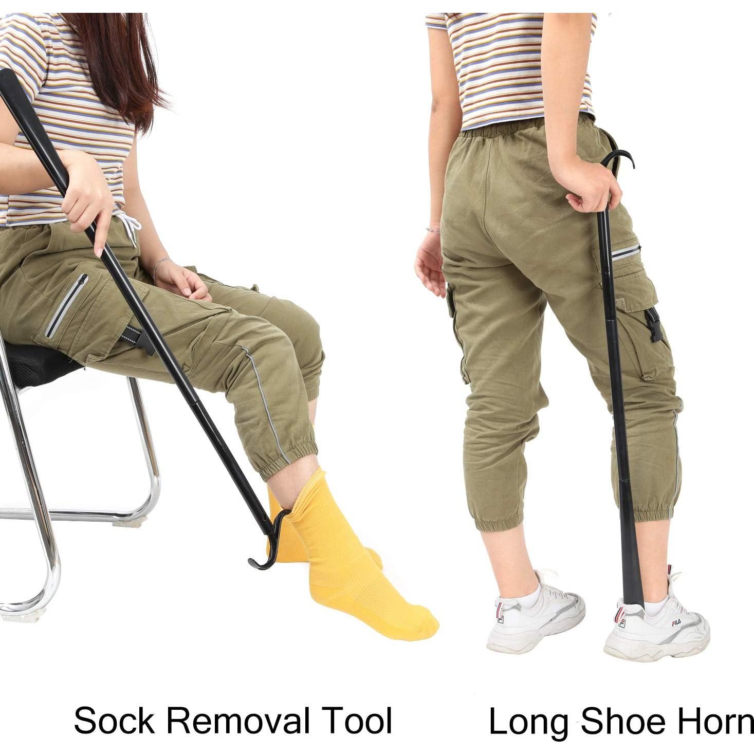 Bastón de Vestir Ajustable con Cuchara para Zapatos JJDPARTS 83 cm