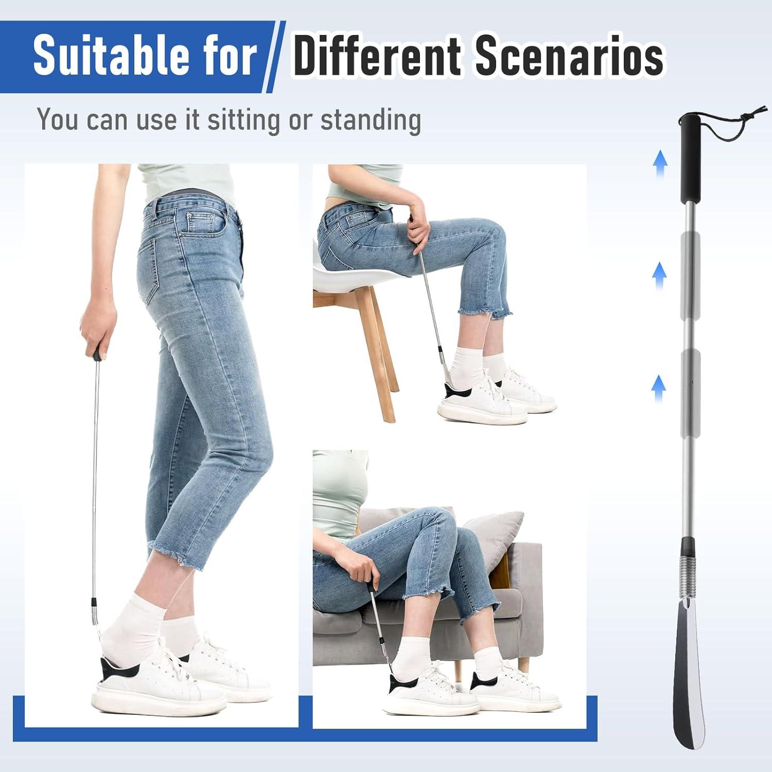 Cuerno de Zapato Extensible Fanwer Ajustable 40.64 a 78.74 cm