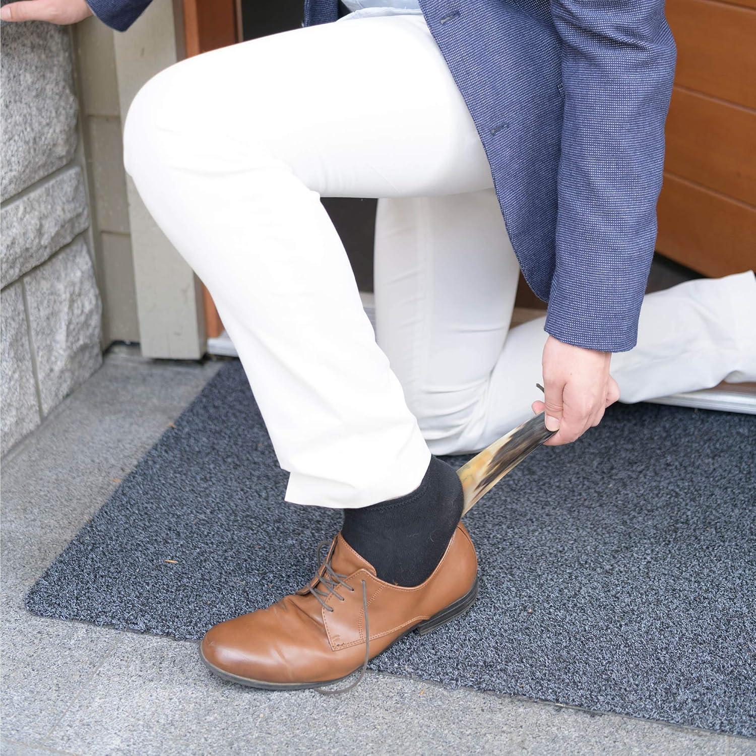 Lucky Franc's Cuerno de Zapato Real para Hombre 18.4 cm