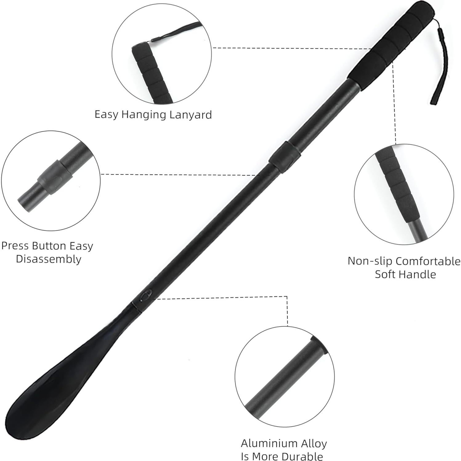 Cuerno de Zapato Telescópico EASACE 53-80 cm Aluminio