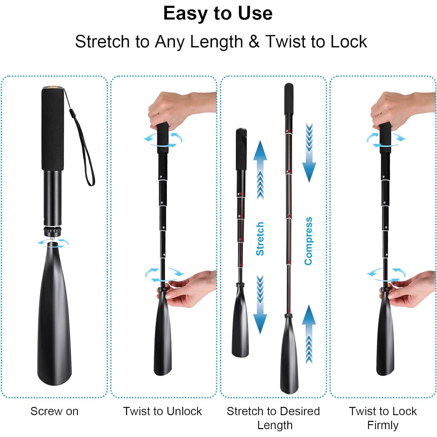 Zapatero Telescópico Mishell 40.5-97.5cm Aluminio