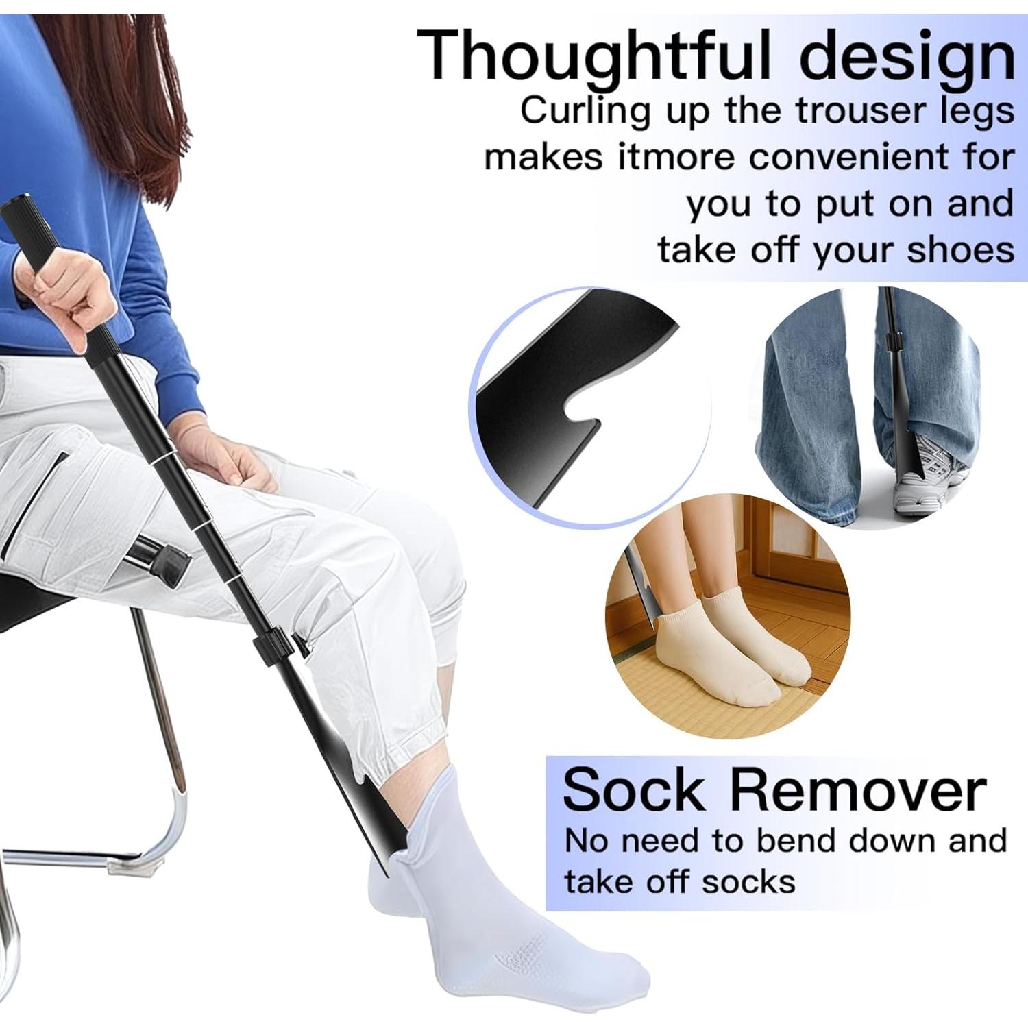 Calzador Telescópico JJDPARTS 42.9-95.2 cm con Gancho